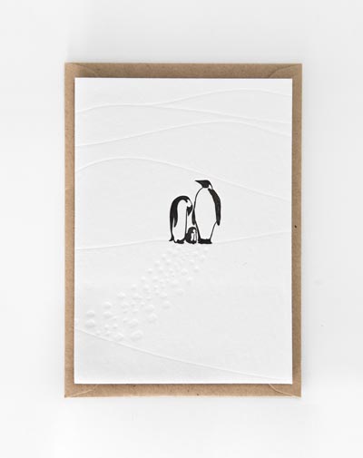 Bijzondere wenskaarten - Kaart Mountain Pinguins