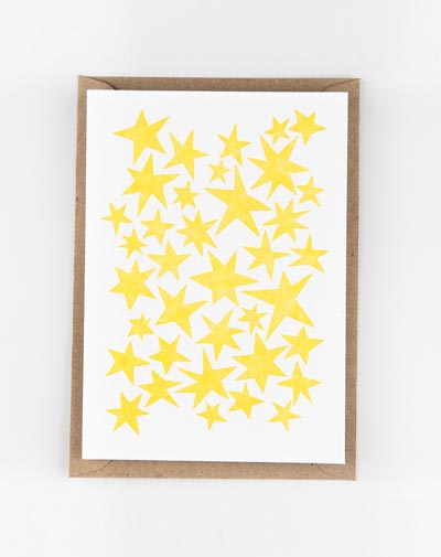 Kaart Stars Yellow