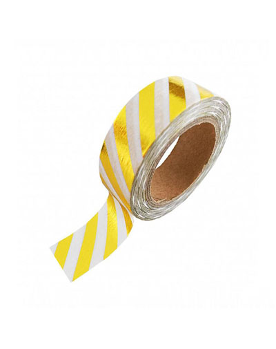 Washi tape Gold Stripe
