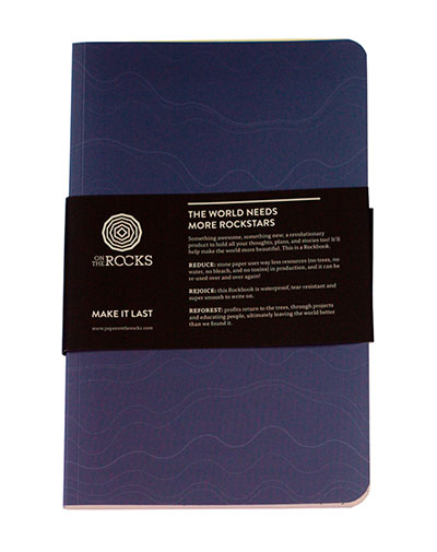 Blank Rockbook Softcover mauve