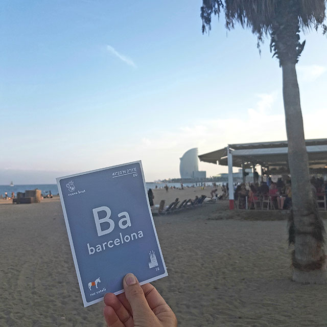 Label of the Elements kaart Barcelona