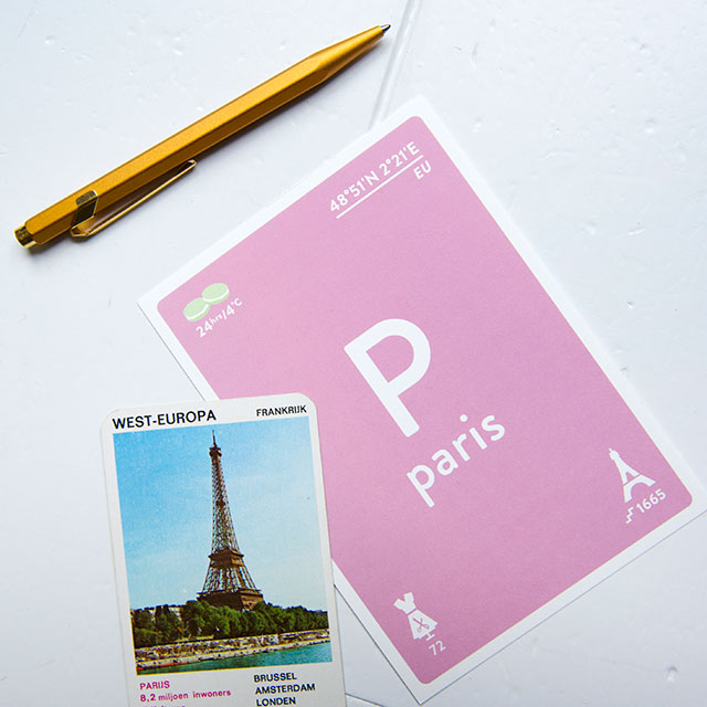 Label of the Elements kaart Paris