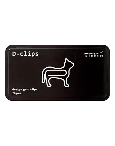 Midori D-clips Cat paperclips